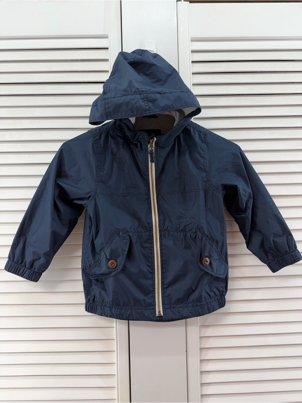 Gap Size 4 Navy Blue light Jacket Jersey lined